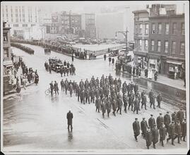 [Firemen in parade.]