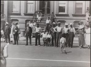 Watching the Negro Elks Parade, Brooklyn.
