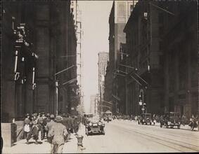[Broadway looking north toward Cedar Street.]