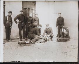 [Fire fighters, training exercise.]