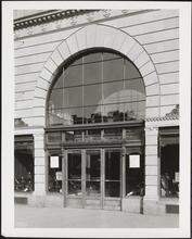 8 Delancey Street. Tree-Mark shoe store, entrance