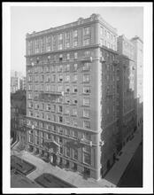 500 West End Avenue at the N.E. corner of 84th Street. Apartment house.