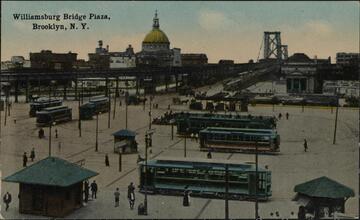 Williamsburg Bridge Plaza, Brooklyn, N. Y.