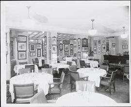 [The bar in the men's grill in the Lotos Club.]
