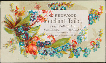 G. Redwood, Merchant Tailor