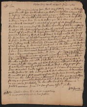 Letter from William Jones to Samuel Jones, March 2, 1767