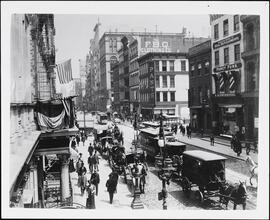 [Broadway looking north from below Great Jones Street.]