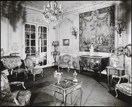 [View of second floor salon in Mrs. Edward N. Herzog's house.]