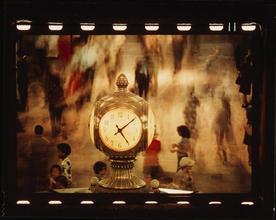 [Clock at Grand Central Terminal.]