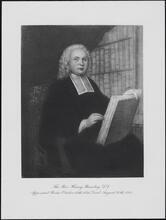 The Rev. Henry Barclay, D.D. Appointed Rector October 17th, 1746. Died August 20th, 1764.
