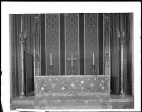 Chapel of the Intercession. Detail of altar.