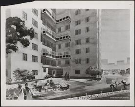 Carver Houses, New York City Housing Authority [Preliminary sketch.]