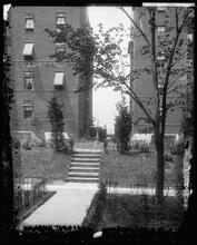 Chateau Apartments, detail of garden.