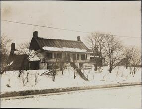 [Back of Dyckman House.]