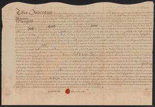Indenture between Coenradt Elmendorph of Kingston and Richard Bradley of New York City, April 6, 1737