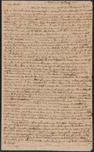 Letter from John De Lancey to James De Lancey, May 12, 1791