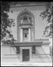 30 Lafayette Avenue. Brooklyn Academy of Music, detail of carriage entrance.