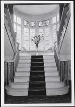 [Staircase in unidentified house in Flushing.]