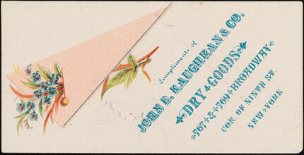 Compliments of John E. Kaughran & Co. Dry Goods