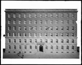 305-17 West 45th Street. Apartment building, court.