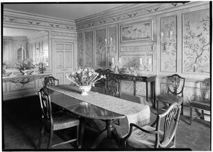 Faris R. Russell [residence]. Dining room wall 2.