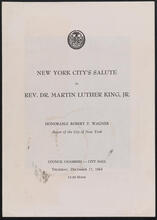 New York City's Salute to Rev. Dr. Martin Luther King, Jr.