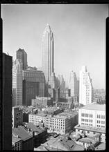 New York City views. Cities Service Building from Seamen's Church Institute.
