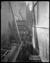 Woolworth Building, Looking West From S. E. Corner [Construction zone.]