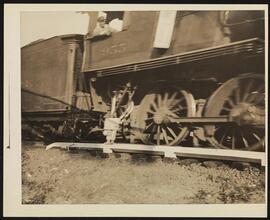 International Signal Corp., Exterior, Erie Train Running on Safety Ramp.
