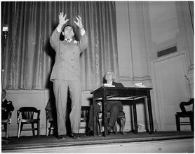 Dale Carnegie [Student in a Dale Carnegie public speaking class.]