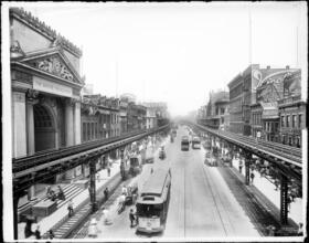 The Bowery north from Grand St.