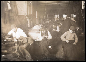 [In a Sweatshop.]