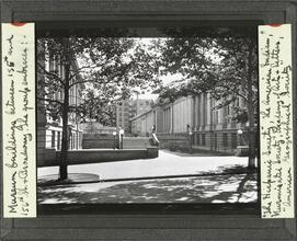 Museum buildings between 155th and 156th Streets and Broadway. The group embraces: "The Hispanic Society," "The American Indian," "Numismatic Society," "Academy of Arts & Letters" and "American Geogra