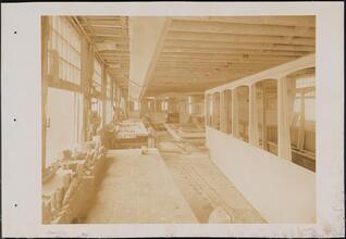 Factory [Interior of the John Stephenson Company factory at 47 East 27th Street.]