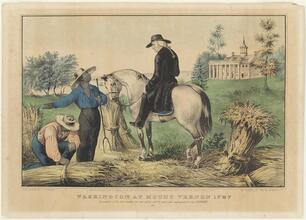 Washington at Mount Vernon 1797.
