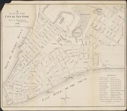 A Plan of the City of New-York drawn by Major Holland, Surveyor General, 1776