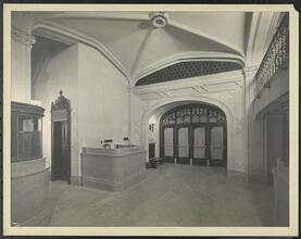 Gotham National Bank, 59th Street & Columbus Circle, Interior, Entrance to Bank from Inside.