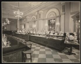 Schrafft's 2285 Broadway, Interior, Candy Counter and Corner of Soda Fountain.