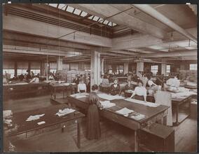 McCalls Magazine, Art Dept. Pattern Dept. Press Room, Offices.
