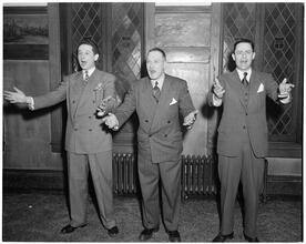 Dale Carnegie [Students in a Dale Carnegie public speaking class.]