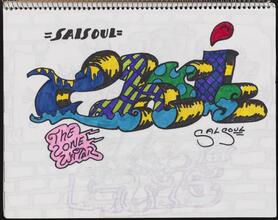 Salsoul [Page in Daze's sketchbook.]