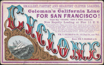 Clipper Ship "Cyclone"