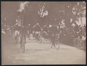 Bicycling Parade, Coney Island, Bicycle Path.