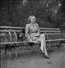 Men Are Such Wolves [Woman on a park bench.]