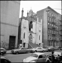 [Unidentified church and neighborhood.]