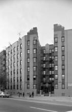[Apartment complex at Grand Concourse and Morris Avenue.]
