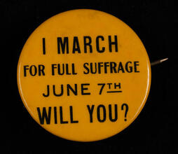 I March for Full Suffrage June 7th.  Will you?