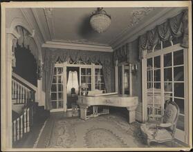 [Residence. Interior, with piano.]