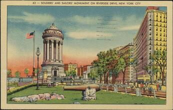 Soldiers' and Sailors' Monument on Riverside Drive, New York City.