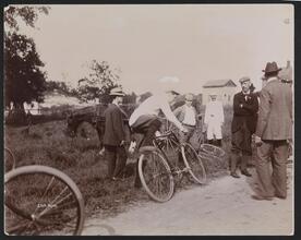 Bicycle Coasting Match, Mamaroneck, N.Y.